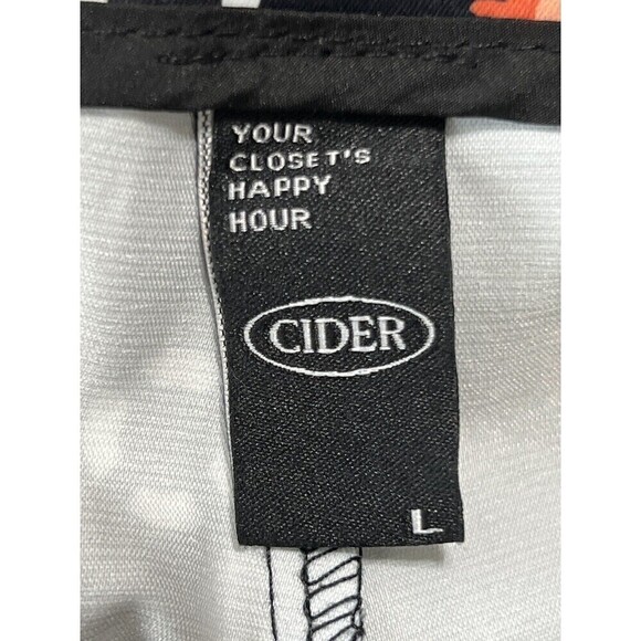 Cider Womens Size Large Floral Retro High Rise Flare Pants 70s Hippie Flair - Picture 6 of 8